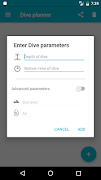 Dive Planner تصوير الشاشة 2