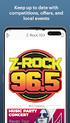 برنامه‌نما Z ROCK 96.5 عکس از صفحه