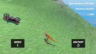 Motorcycle Ragdoll Fall screenshot 7