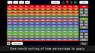 Poker Range Painter اسکرین شاٹ 2