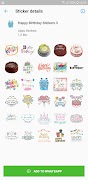 Happy Birthday Stickers ภาพหน้าจอ 7