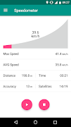 Speedometer (Bike cyclometer) تصوير الشاشة 1