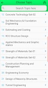Civil Engineering Solved MCQs স্ক্রিনশট 3
