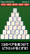 Pyramid Solitaire - playing ca screenshot 1