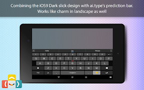 ai.type OS 12 Dark Keyboard Ekran Görüntüsü 7