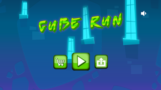 Cube Run 2D-poster