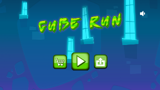 پوستر Cube Run 2D