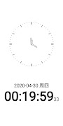 Simple Clock Wallpaper पोस्टर