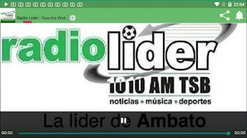 Radio Lider Ambato Screenshot 1