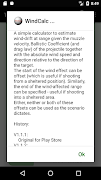 WindCalc screenshot 1