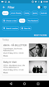 برنامه‌نما Ticketmaster Danmark عکس از صفحه