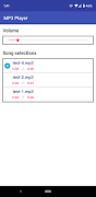 MP3 Player স্ক্রিনশট 1
