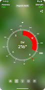 Compass - Bubble Level & Maps স্ক্রিনশট 1