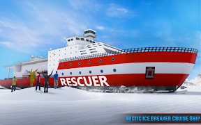 Arctic Ice Breaker Cruise Ship Driving Simulator اسکرین شاٹ 4