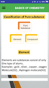 برنامه‌نما Chemistry(Basic Concepts Boost عکس از صفحه