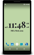 Digital Clock live wallpaper اسکرین شاٹ 2