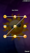 Emoji Pattern Lock Screen captura de pantalla 1