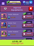 xStreamer: Idle Simulator Game स्क्रीनशॉट 7