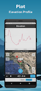 برنامه‌نما Elevation - Altimeter Map عکس از صفحه