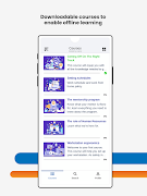 برنامه‌نما eFront عکس از صفحه