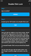 Double Click Lock - Double Tap capture d'écran 4