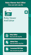 Ruby Viewer: Ruby Editor Plakat