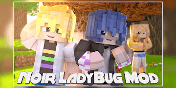 Noir LadyBug Mod pour Mcpe screenshot 2
