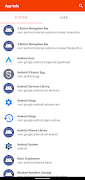 برنامه‌نما App Info عکس از صفحه