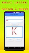 Emoji Letter Maker & Designer imagem de tela 3