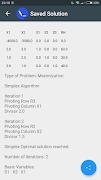 Operations Research LP Solver ภาพหน้าจอ 6