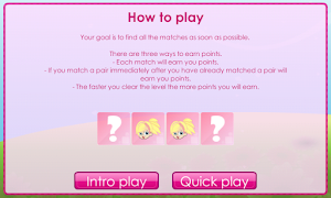 برنامه‌نما Memory Matcher عکس از صفحه