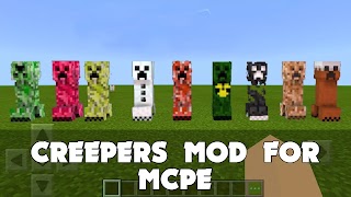 Creeper Mod for Minecraft PE captura de pantalla 1