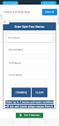 Name Combiner screenshot 1