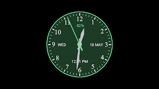 Analog Clock Wallpaper captura de pantalla 5