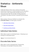 STATISTICS NOTES capture d'écran 5