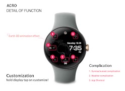 ACRO Space2 Simple Watchface スクリーンショット 6