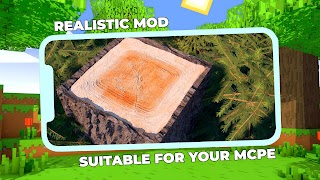 Realistic Mod for Minecraft اسکرین شاٹ 1