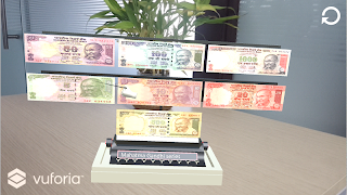 5 Schermata AR Bank Notes