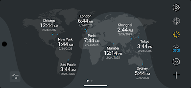 map:clock - World Map & Clock 截圖 2