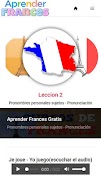 برنامه‌نما Aprender Frances Gratis عکس از صفحه