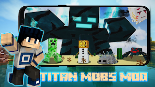 Titan Mobs MOD Minecraft PE 截圖 1