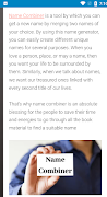 پوستر Name Combiner
