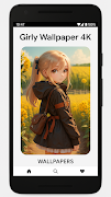 برنامه‌نما Girly Wallpaper 4K عکس از صفحه