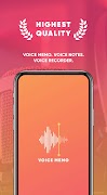 Voice Recorder - Voice Memo Ekran Görüntüsü 1