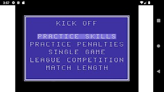 Kick Off C64 ภาพหน้าจอ 2