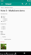 Paranoid Notepad screenshot 3