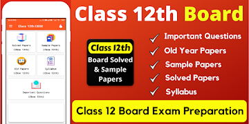 Class 12 Solved & Sample Paper Ekran Görüntüsü 6