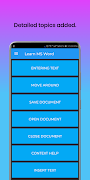 Learn MS Word скриншот 1