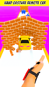 Poster Hand Control Car Racing