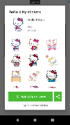 hello cat stickers 스크린샷 1